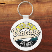 ドレスデンヴィンテージスタイルロゴ キーホルダー (正面)