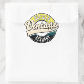 ドレスデンヴィンテージスタイルロゴ ラウンドシール (バッグ)