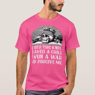 ドレスデン引用文私はナイフを使用 Tシャツ