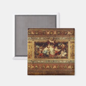 ドレスデン・オペラのカーテンのデザイン マグネット (正面/裏面)