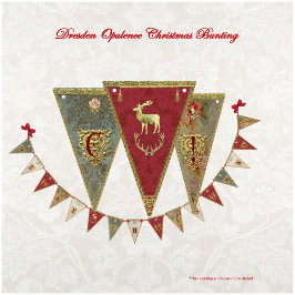 ドレスデン・オープレンスクリスマス バンティングフラッグ