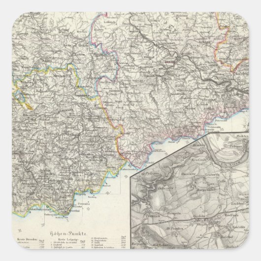 ドレスデン・ドイツ，ザクセン スクエアシール (正面)