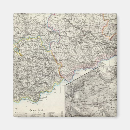 ドレスデン・ドイツ，ザクセン マグネット (正面)