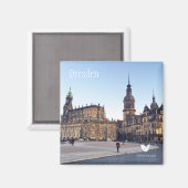 ドレスデン(ドイツ) - Velvet Escapeによるマグネット マグネット (正面/裏面)