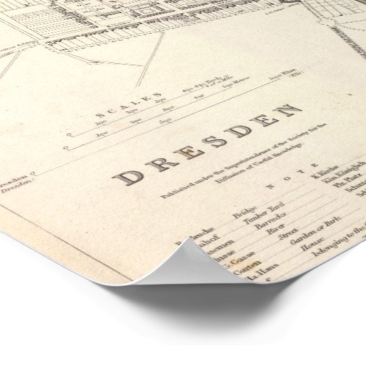 ドレスデン ポスター (角)
