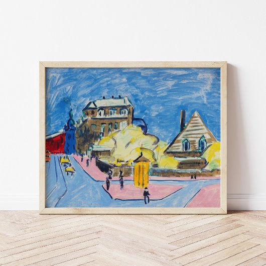 ドレスデン | Ernst Ludwig Kirchner ポスター