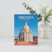 ドレスデン Frauenkirche ドイツ ポストカード (スタンド正面)
