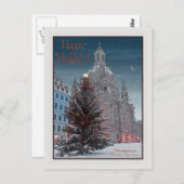 ドレスデン – Frauenkirche Tannenbaum - HH WB ポストカード (正面/裏面)