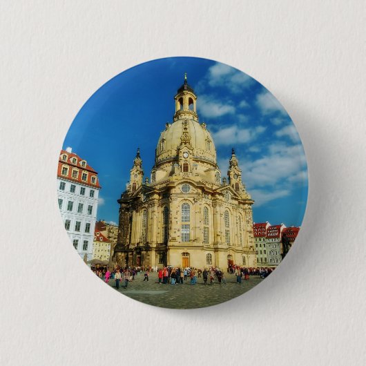 ドレスデンFrauenkirche 缶バッジ (正面)