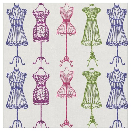 ドレスビクトリアン型枠 ファブリック (クローズアップ)