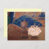 ドレスファッションプレート～アールデコフランスのヴィンテージ ポストカード (正面/裏面)