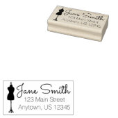 ドレスフォームマネキンファッション衣装デザイナーソー ラバースタンプ (押印)