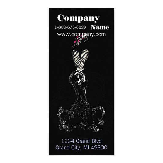 ドレスブティックラックカード ラックカード (正面)