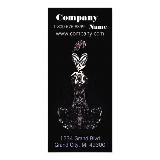 ドレスブティックラックカード ラックカード (正面)