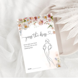 ドレスブライダルシャワーのゲーム文房具