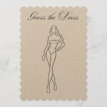 ドレスブライダルシャワーゲーム