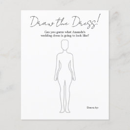 ドレスブライダルシャワーゲーム