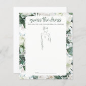 ドレスブライダルシャワーゲーム (正面/裏面)