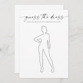 ドレスブライダルシャワーゲーム プログラム (正面/裏面)