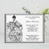 ドレスブライ結婚ダルシャワーの招待 招待状 (スタンド正面)