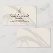 ドレスメモダンーカー針糸クリーム 名刺 (正面/裏面)