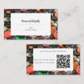 ドレスメーカーの裁縫の仕入れ直し 名刺 (正面/裏面)