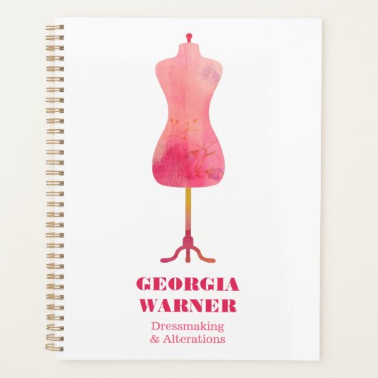 ドレスメーカーシームストレス仕立て衣料マネキンPL プランナー手帳 (正面)