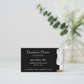 ドレスメーカーマネキン裁縫ファッション名刺 名刺 (スタンド正面)