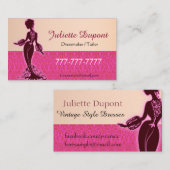 ドレスメーカー、テーラー 名刺 (正面/裏面)