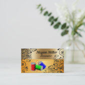 ドレスメーカー 名刺 (スタンド正面)