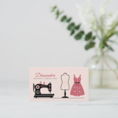 ドレスメーカー 名刺 (スタンド正面)