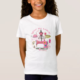 ドレスメーカー – 愛で縫い、裁縫Tシャツ Tシャツ