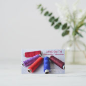 ドレスメーカー、裁縫、リフォームプロフェッショナル 名刺 (スタンド正面)