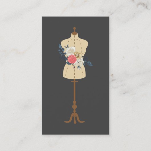 ドレスメーカー、裁縫、変更プロフェッショナル 名刺 (正面)