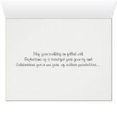 ドレスージュオータムリフレクションズホース誕生日カード (内部横(下))