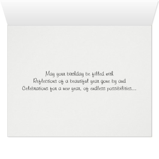 ドレスージュオータムリフレクションズホース誕生日カード (内部横(下))