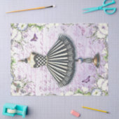 ドレス型枠モーニンググローリーラベンダーブリス 薄葉紙 (クラフト)