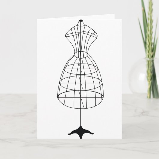 ドレス型枠 カード (正面)