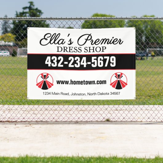 ドレス専門店 横断幕 (インサイチュ)