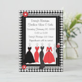 ドレス ショップ デイジー テーマ 招待状 (スタンド正面)