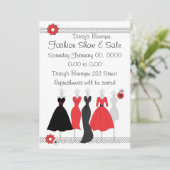 ドレス ショップ デイジー テーマ 招待状 (スタンド正面)