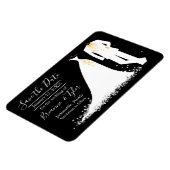 ドレス&タックス – 4x6日付磁石を保存 マグネット (左側)