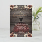 ドレス，ティアラ，ライトレッドローゼウッドキンセアニラ 招待状 (スタンド正面)