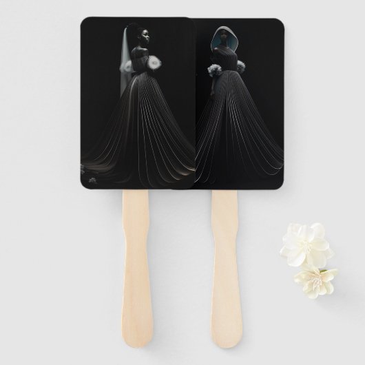 ドレス ハンドファン (正面&裏面)