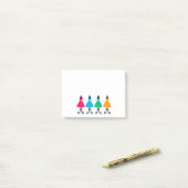 ドレス ポストイット (デスク上)