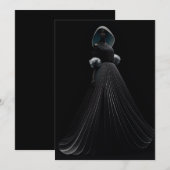 ドレス 招待状 (正面/裏面)