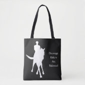 ドレッサーのライダーのバランスが濃い トートバッグ (正面)