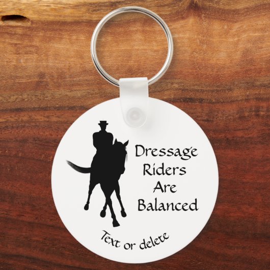 ドレッサーのライダーはバランスがとれて可愛パーソナライズされたい キーホルダー (裏面)