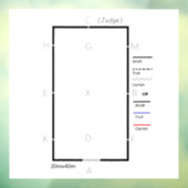 ドレッサージュ練習用リング ウィンドウサイン (シート3)