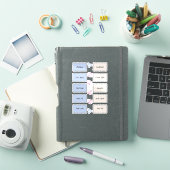 ドレッサー用品整理用ビニールラベル シール (iPadカバー)